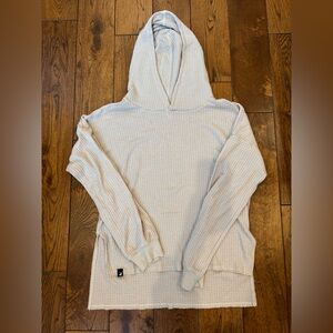 glyder waffle knit hoodie